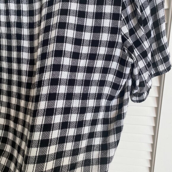 Volcom S/P/10 black and white plaid shirt - Picture 9 of 9